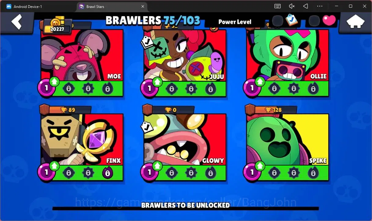 Brawl Stars Accounts Global |20227 Trophy|75 Brawler|14 Max Hypercharge image 17