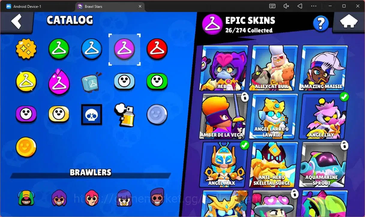 Brawl Stars Accounts Global |20227 Trophy|75 Brawler|14 Max Hypercharge image 20