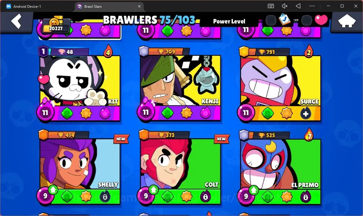 Brawl Stars Accounts Global |20227 Trophy|75 Brawler|14 Max Hypercharge image 7