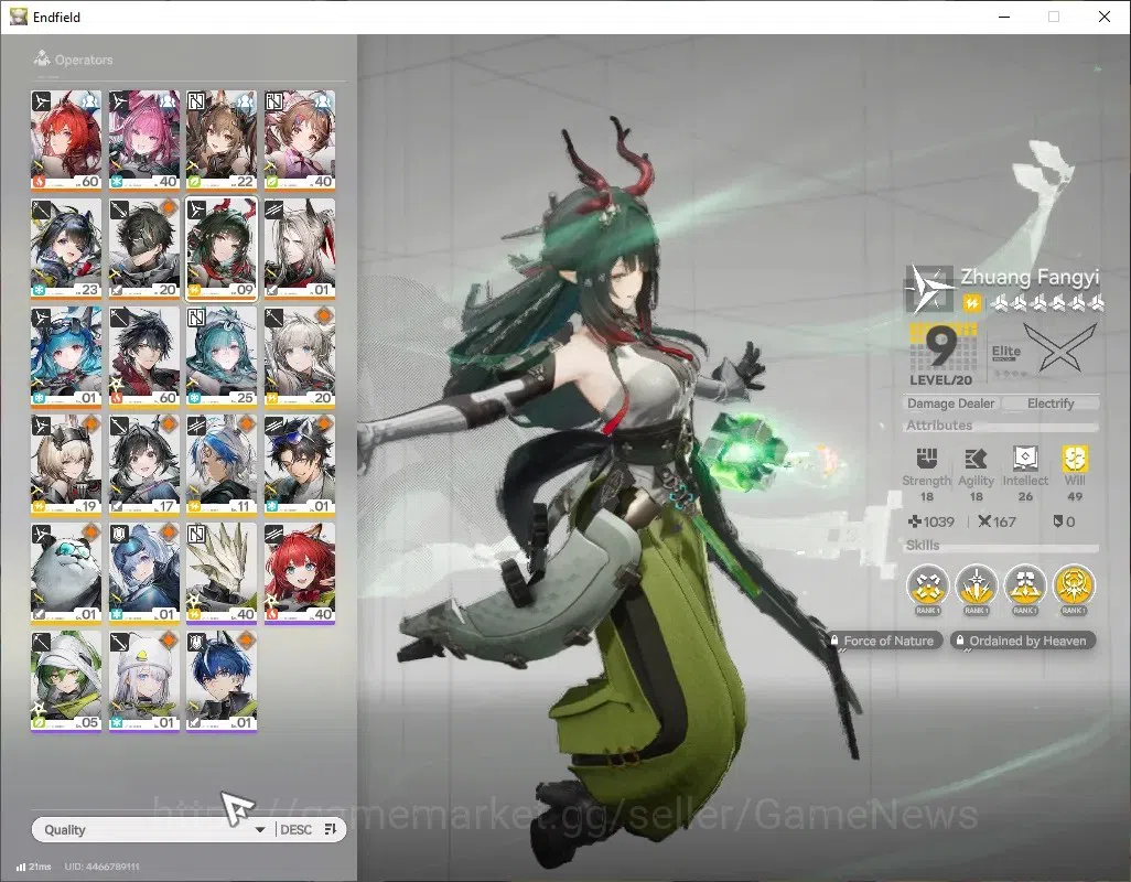 Arknights: Endfield Accounts ASIA|Ready Gacha|Lv53|Oro 13K|8SSR(5Limit)+22*6WEP image 2