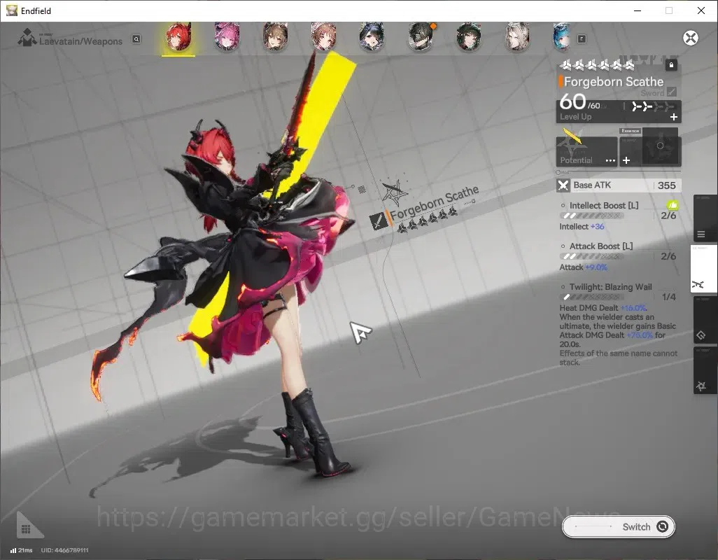 Arknights: Endfield Accounts ASIA|Ready Gacha|Lv53|Oro 13K|8SSR(5Limit)+22*6WEP image 3