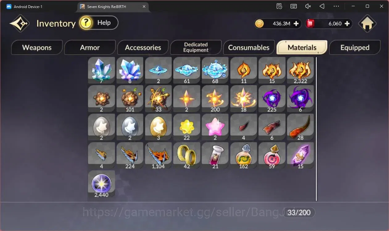 Seven Knights Re:Birth Accounts Global |5 EX7(Gelidus TC1,Juri TC1,Fai,Melia,Roise image 11