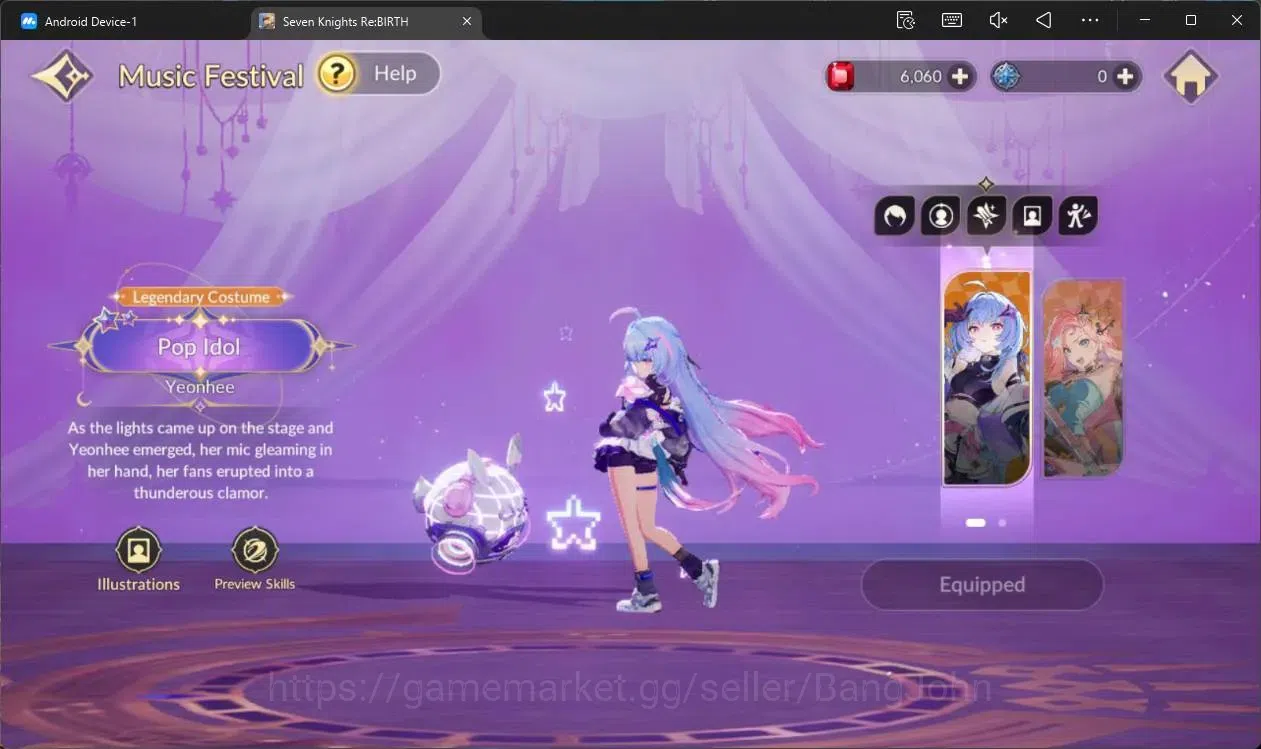 Seven Knights Re:Birth Accounts Global |5 EX7(Gelidus TC1,Juri TC1,Fai,Melia,Roise image 16