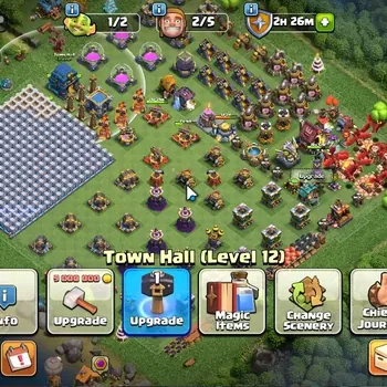 Clash of Clans Accounts High-End LV 95|TH 12|Limited Skin|HH 6|BK 51,AQ 51,MP 31,GW 30,BM 6|Free CN ON|Protect OFF|Take