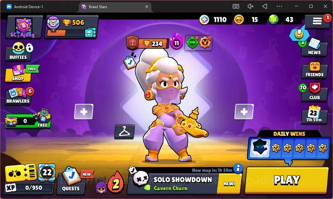 Brawl Stars Accounts Global | 506 Thropy|10 Brawler|2 Max Hypercharge(S image 1