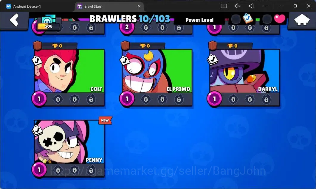 Brawl Stars Accounts Global | 506 Thropy|10 Brawler|2 Max Hypercharge(S image 6