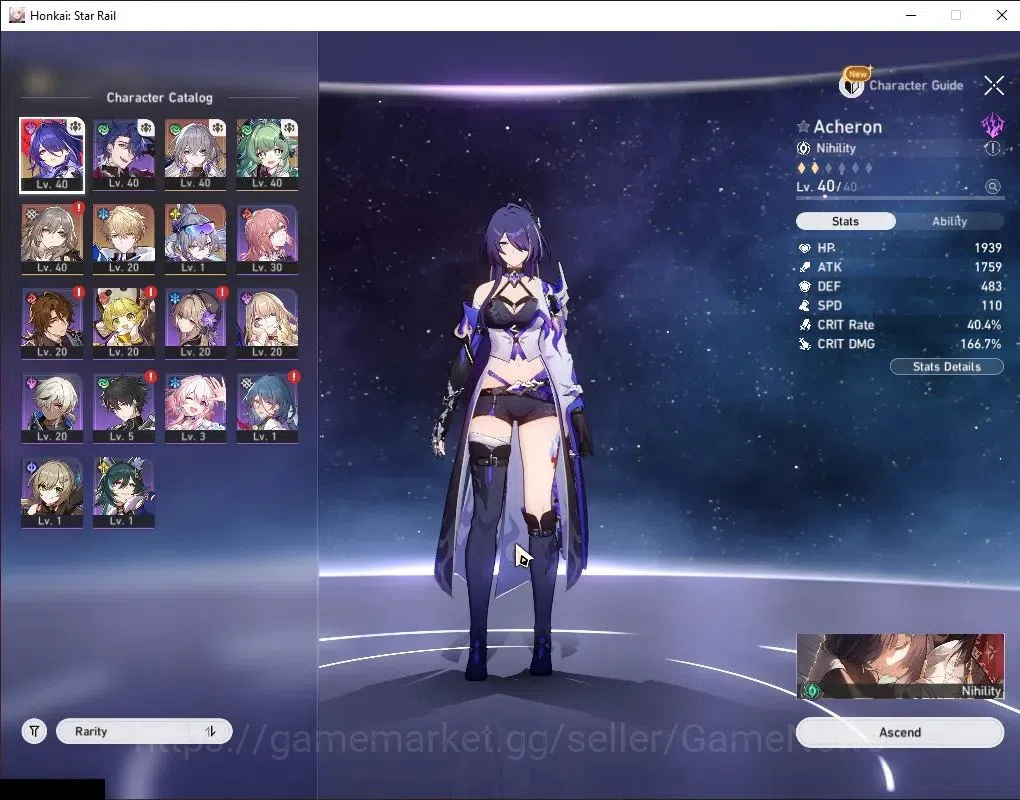 Honkai Star Rail Accounts Asia|TL 26|3 Limited| Silver Wolf 999,Acheron,Huoh image 4