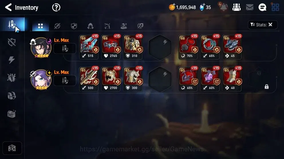 Epic Seven Accounts Starter Global UnVerif|NewEra|3 ML(LOT Scales,Zio,US Choux)+Iseria,Tenebria,Fumyr,etc|PoH ON|7,9k 14