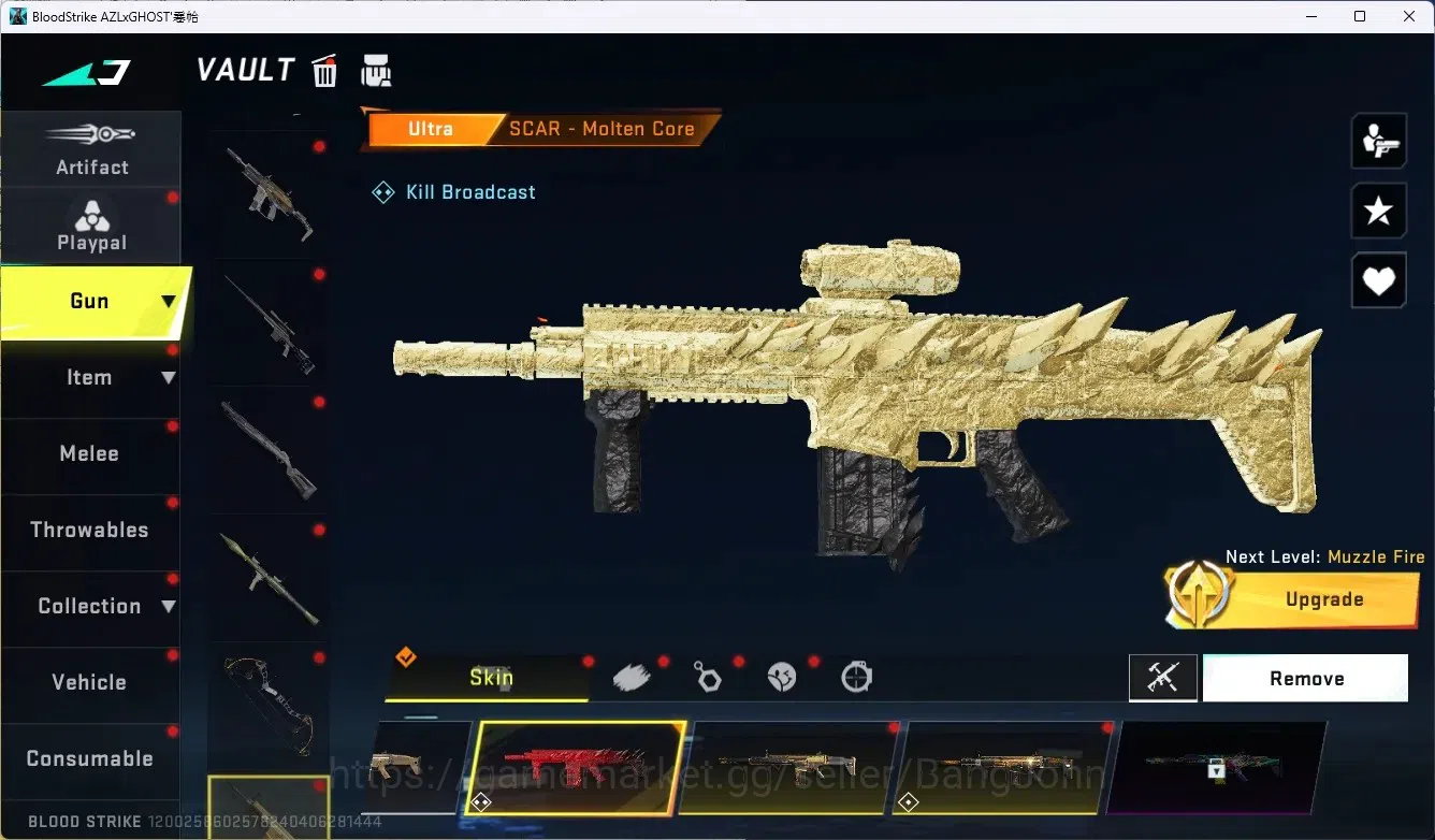 Blood Strike Accounts ASIA|Ultra Melee Scythe-LunaSlash|1 Evo Gun|4 Coll image 10