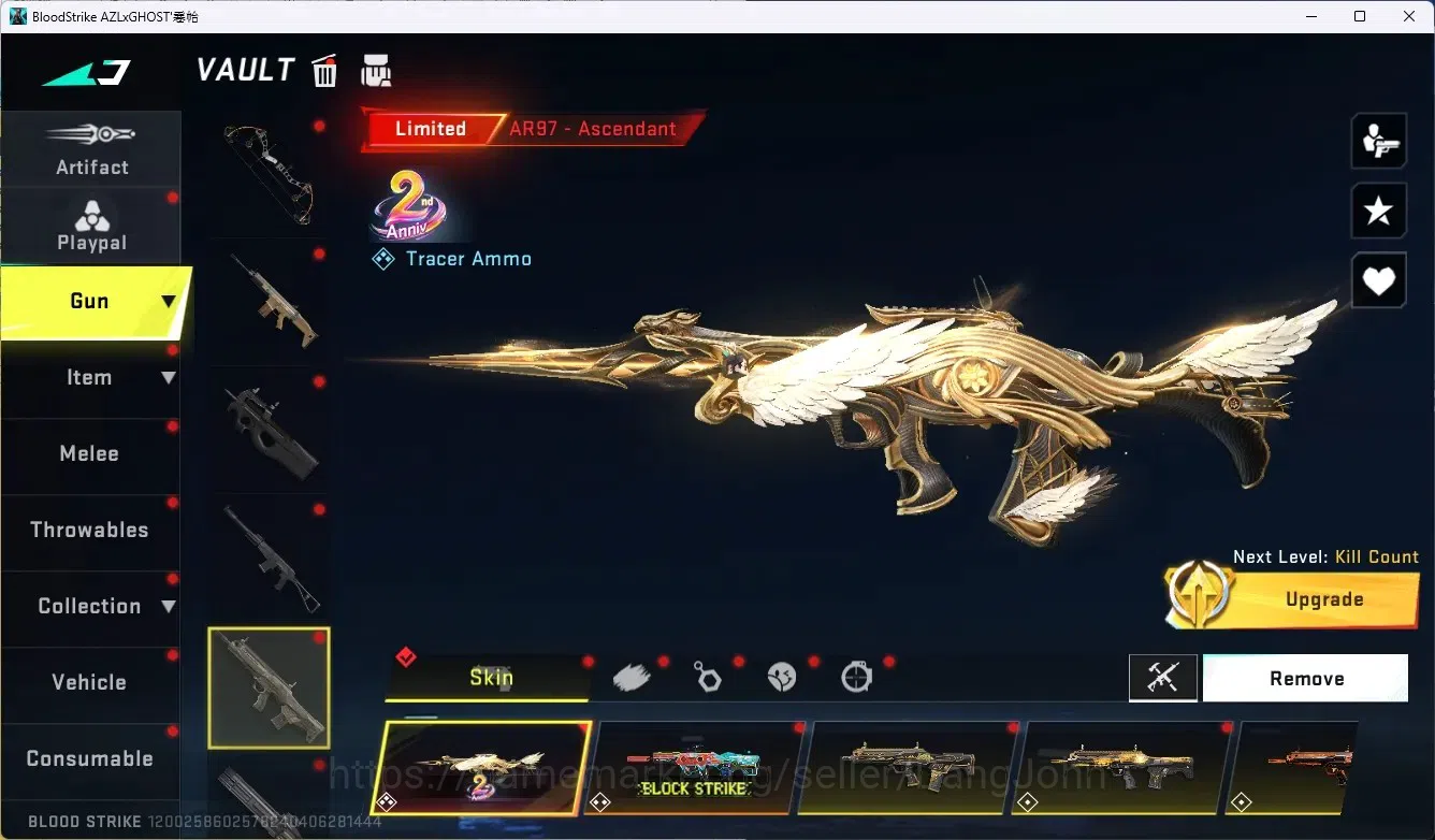 Blood Strike Accounts ASIA|Ultra Melee Scythe-LunaSlash|1 Evo Gun|4 Coll image 12