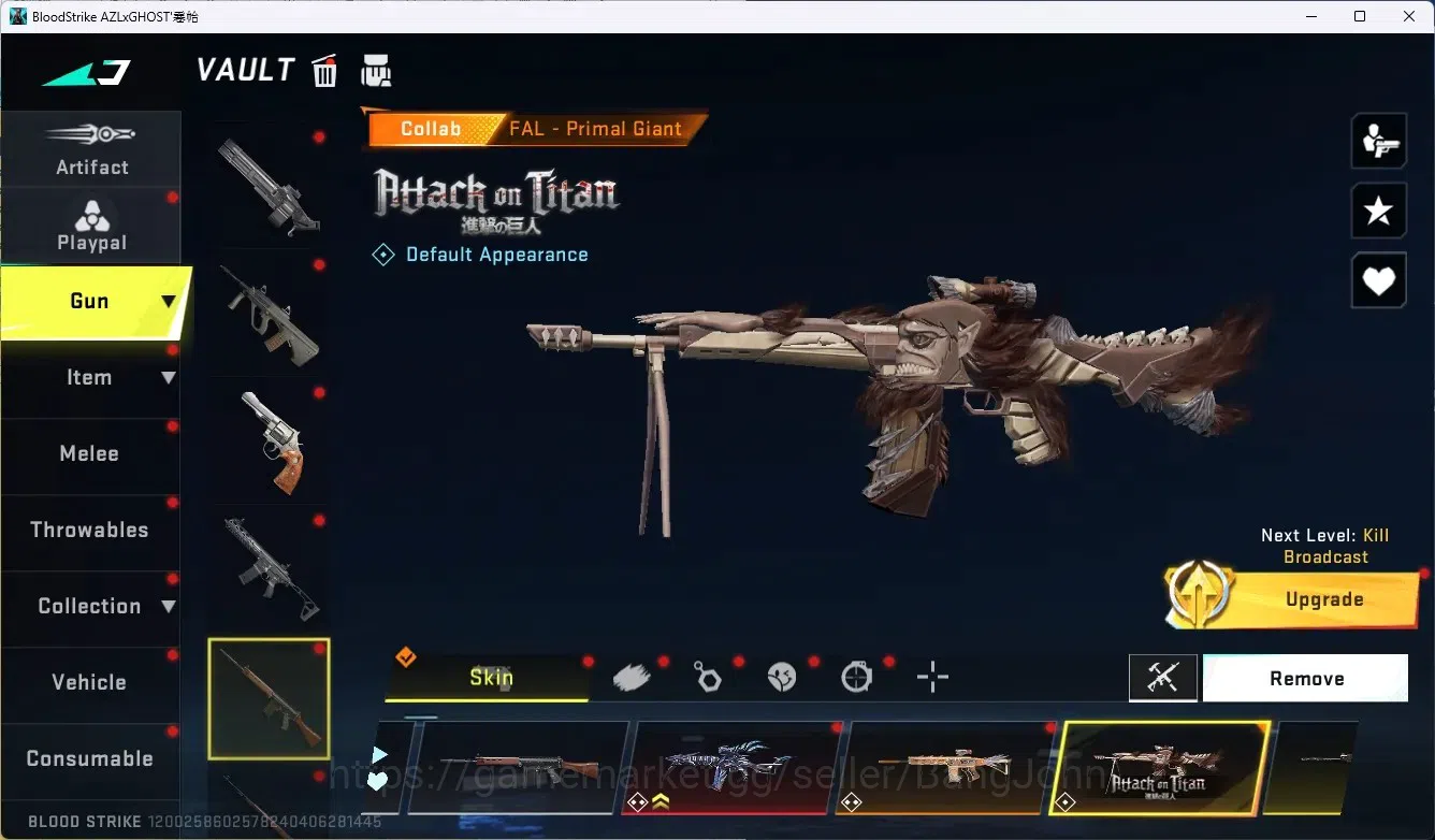 Blood Strike Accounts ASIA|Ultra Melee Scythe-LunaSlash|1 Evo Gun|4 Coll image 13