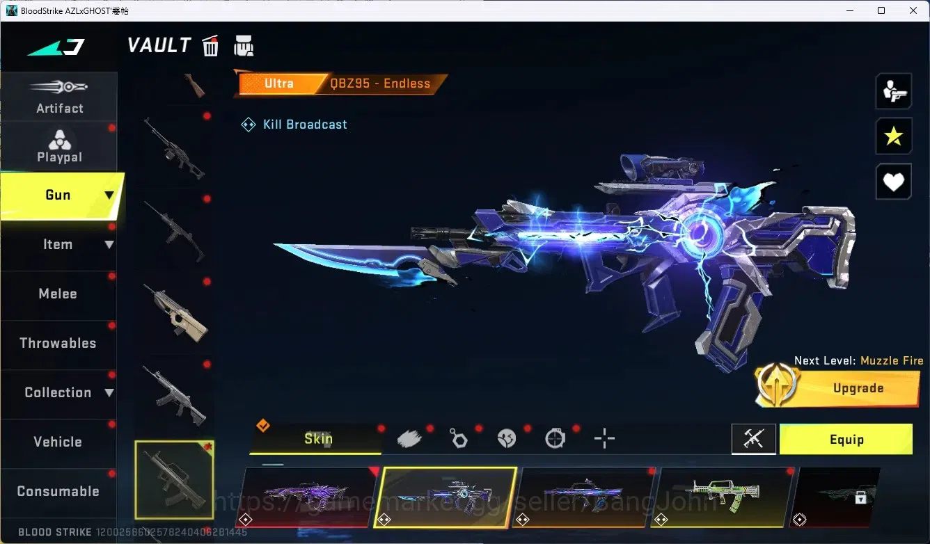Blood Strike Accounts ASIA|Ultra Melee Scythe-LunaSlash|1 Evo Gun|4 Coll image 18