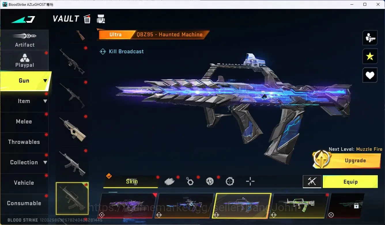 Blood Strike Accounts ASIA|Ultra Melee Scythe-LunaSlash|1 Evo Gun|4 Coll image 19