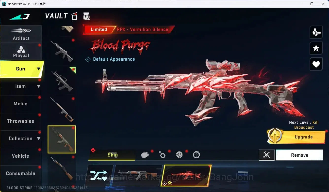 Blood Strike Accounts ASIA|Ultra Melee Scythe-LunaSlash|1 Evo Gun|4 Coll image 20