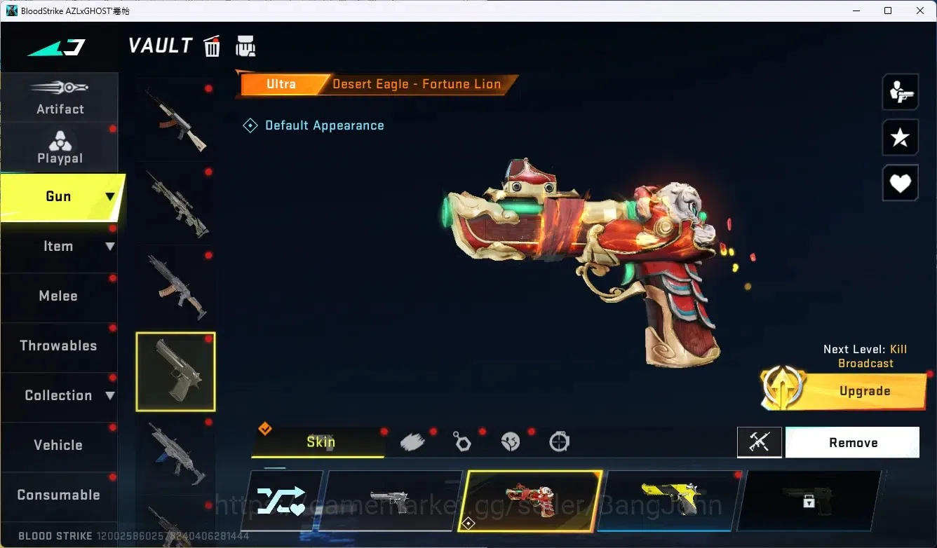 Blood Strike Accounts ASIA|Ultra Melee Scythe-LunaSlash|1 Evo Gun|4 Coll image 6