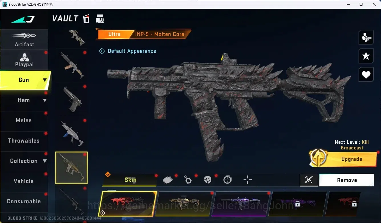 Blood Strike Accounts ASIA|Ultra Melee Scythe-LunaSlash|1 Evo Gun|4 Coll image 8