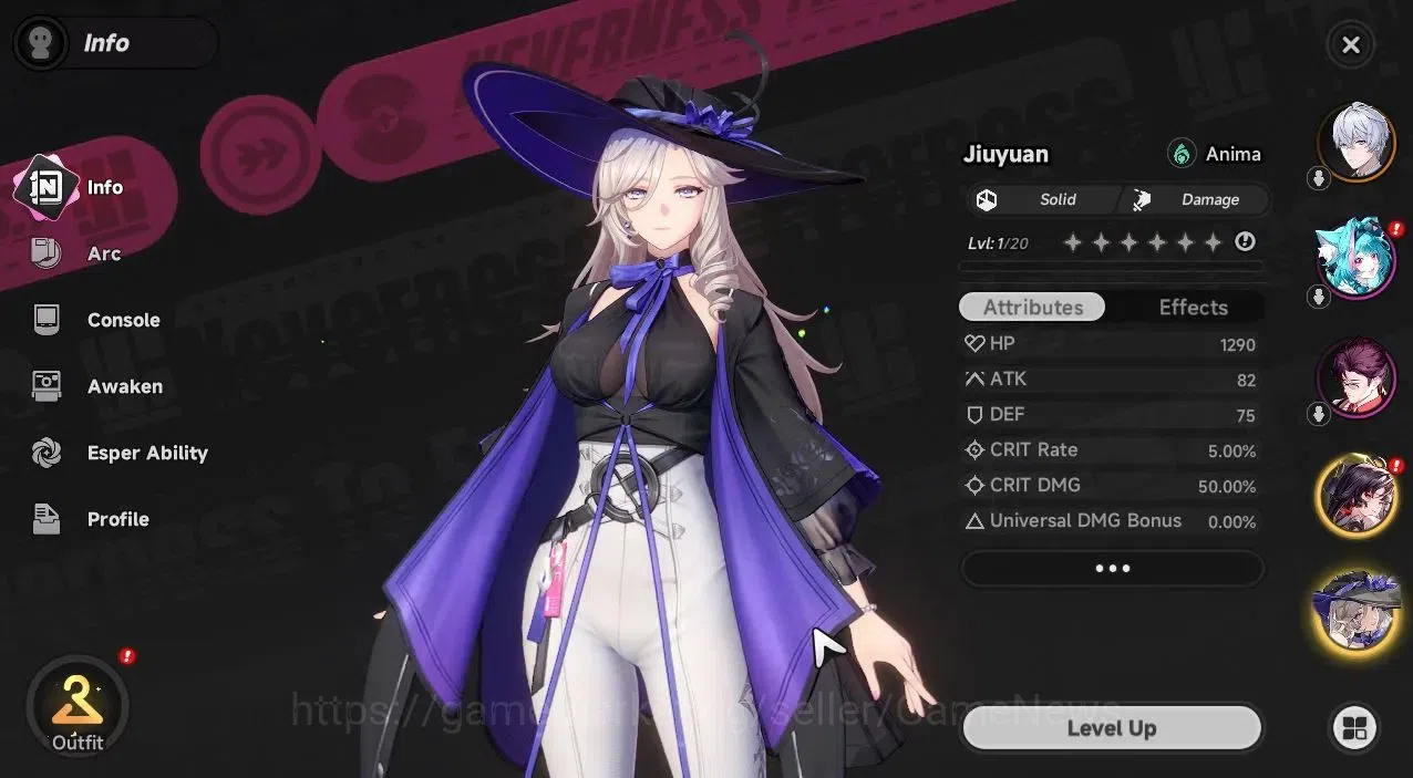 Neverness to Everness Accounts Global EU |HL 3| 3 SSR [Hotori,Jiuyuan,Sakiri] | 6 image 2