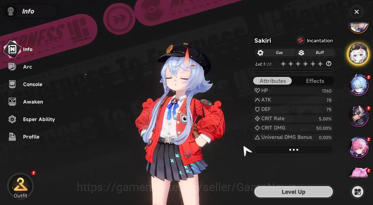 Neverness to Everness Accounts Global EU |HL 3| 3 SSR [Hotori,Jiuyuan,Sakiri] | 6 image 3