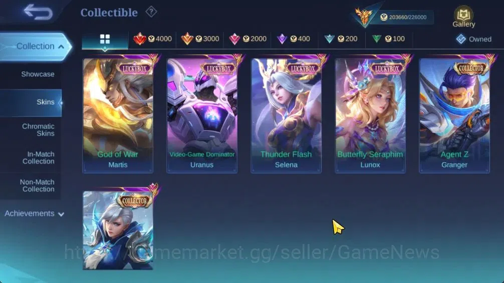 Mobile Legends: Bang Bang Accounts Hero 132|Skin 593|High Immo 126|Legend[Granger,Sab image 12