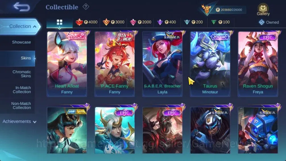Mobile Legends: Bang Bang Accounts Hero 132|Skin 593|High Immo 126|Legend[Granger,Sab image 15