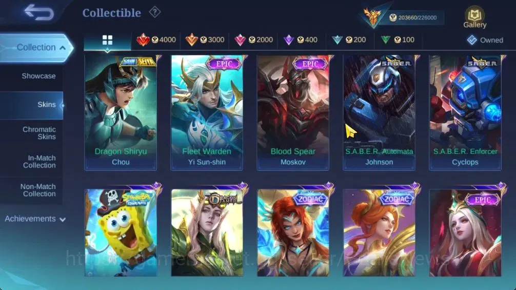 Mobile Legends: Bang Bang Accounts Hero 132|Skin 593|High Immo 126|Legend[Granger,Sab image 16