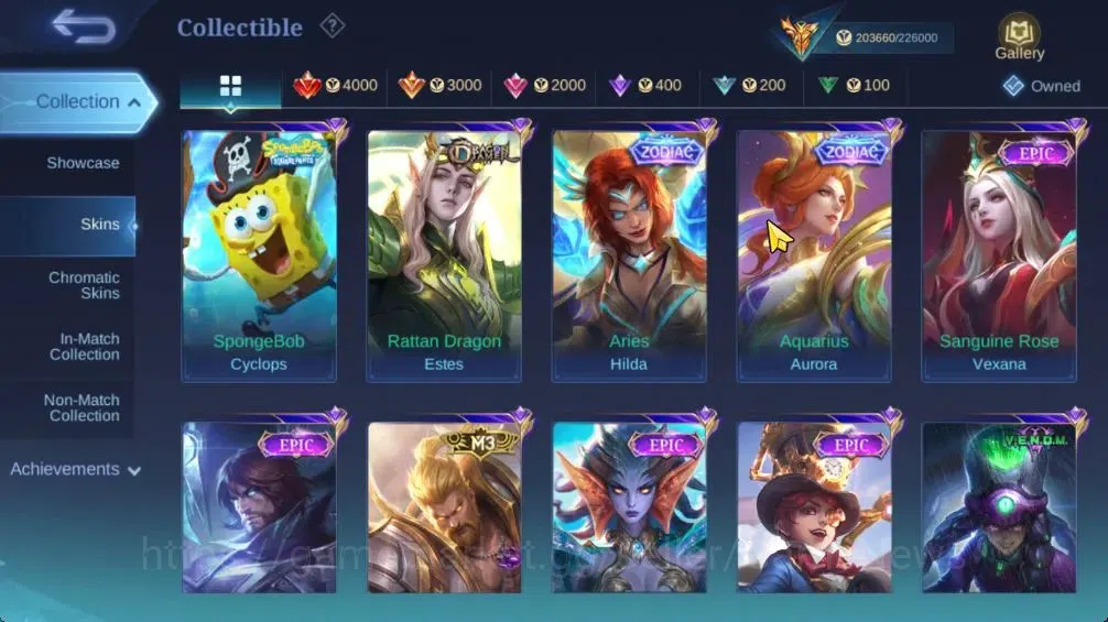 Mobile Legends: Bang Bang Accounts Hero 132|Skin 593|High Immo 126|Legend[Granger,Sab image 17