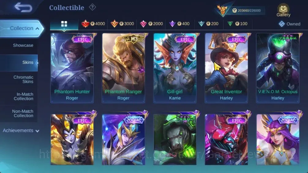 Mobile Legends: Bang Bang Accounts Hero 132|Skin 593|High Immo 126|Legend[Granger,Sab image 18