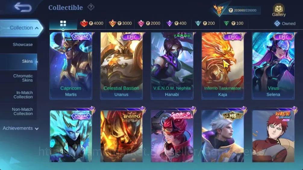 Mobile Legends: Bang Bang Accounts Hero 132|Skin 593|High Immo 126|Legend[Granger,Sab image 20