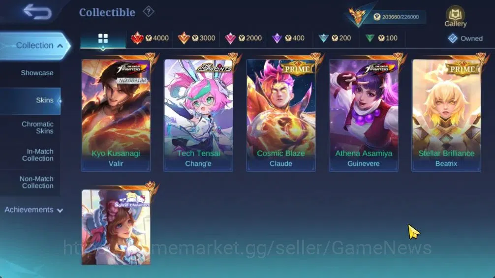 Mobile Legends: Bang Bang Accounts Hero 132|Skin 593|High Immo 126|Legend[Granger,Sab image 8
