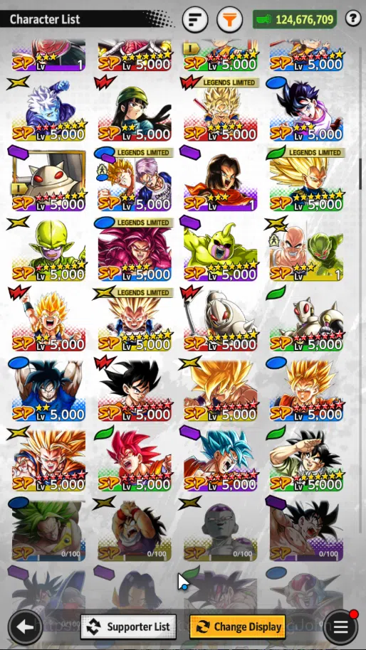 Dragon Ball Legends Accounts Lvl 160 | 124 M Total Power | 2 Ultra | 1 LR | Ult image 7