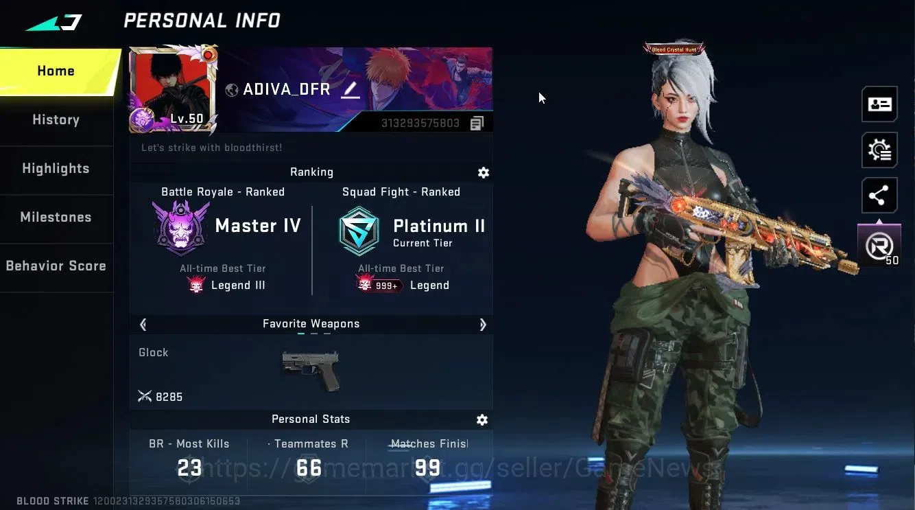 Blood Strike Accounts ASIA|ULTRA [JET,VOLT,Origin-12,DEagle]|1 Limited M image 2