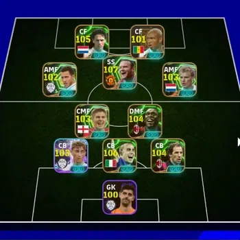 eFootball Accounts Legends & Iconic Players Android|14 Epic Wayne Rooney,Fabio Cannavaro,Marco Van Basten,Clarence