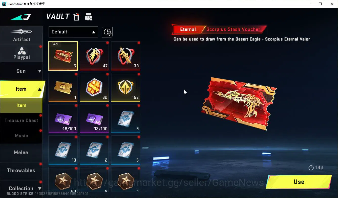 Blood Strike Accounts ASIA|ETERNAL[Emma-Luxie,M4A1,P90,Lv3 UZI]+MELE BFK image 10