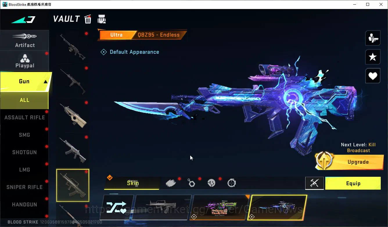 Blood Strike Accounts ASIA|ETERNAL[Emma-Luxie,M4A1,P90,Lv3 UZI]+MELE BFK image 14