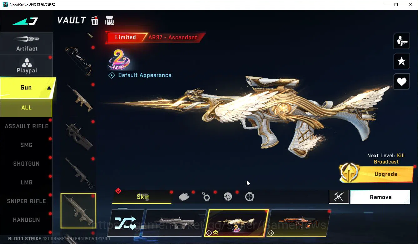 Blood Strike Accounts ASIA|ETERNAL[Emma-Luxie,M4A1,P90,Lv3 UZI]+MELE BFK image 19