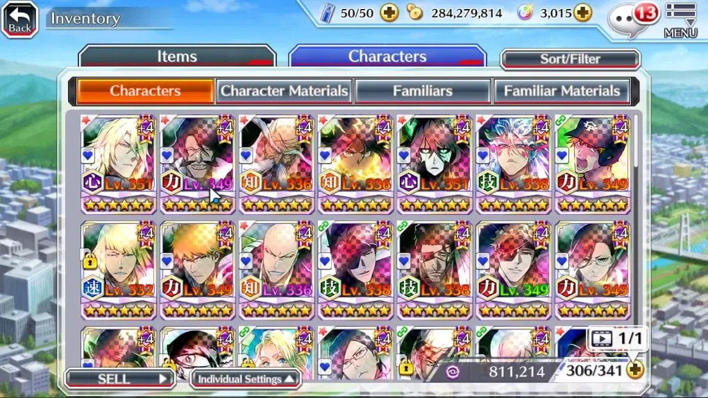 Bleach: Brave Souls Accounts Starter GLOBAL|1,7K BP+3K Orb|Fresh Story|6MT|11th Ulquiora,GrimJow,TYBW26 1