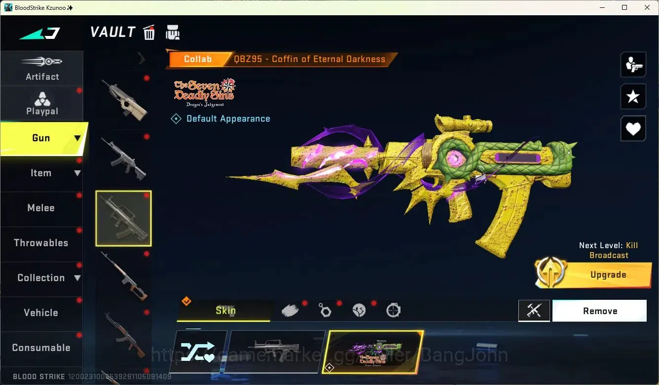 Blood Strike Accounts ASIA | 4 Collab Skins | 2 Limited Skins | 10 Legen image 15