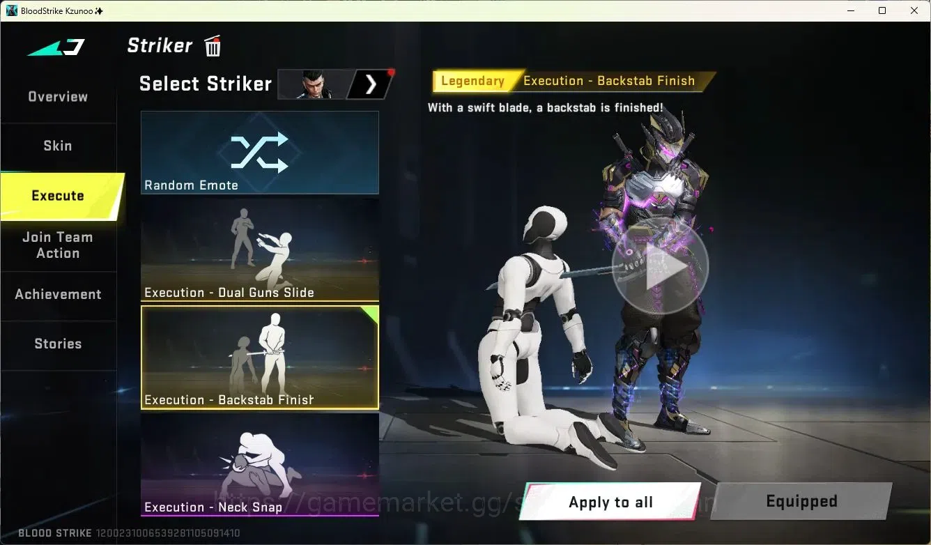 Blood Strike Accounts ASIA | 4 Collab Skins | 2 Limited Skins | 10 Legen image 5