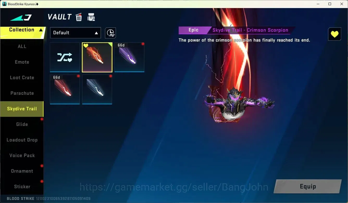 Blood Strike Accounts ASIA | 4 Collab Skins | 2 Limited Skins | 10 Legen image 9