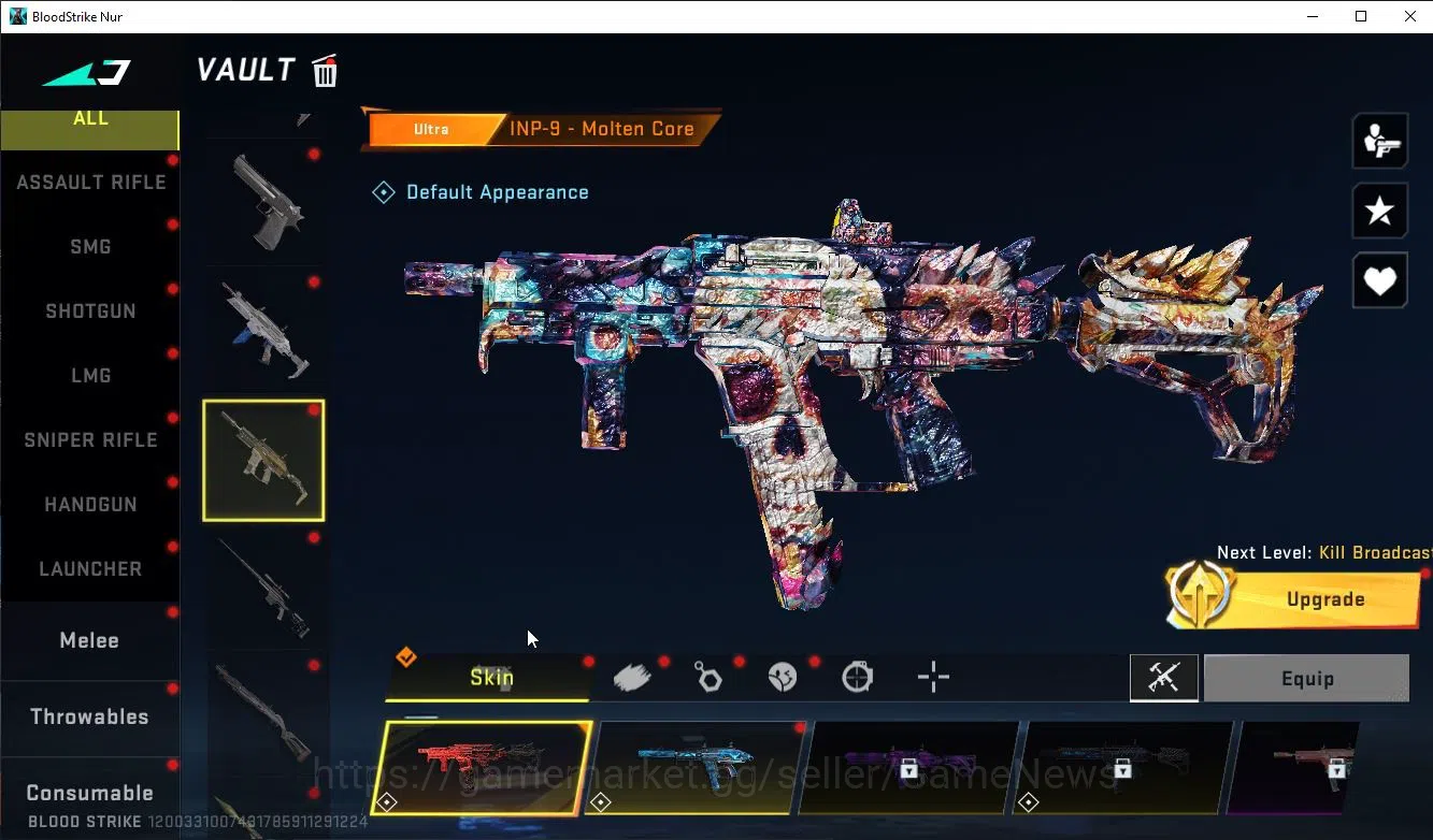 Blood Strike Accounts Asia|Collab EVA(Katya-Eva02,MCX-Eva00,Scar-Eva08)| image 15