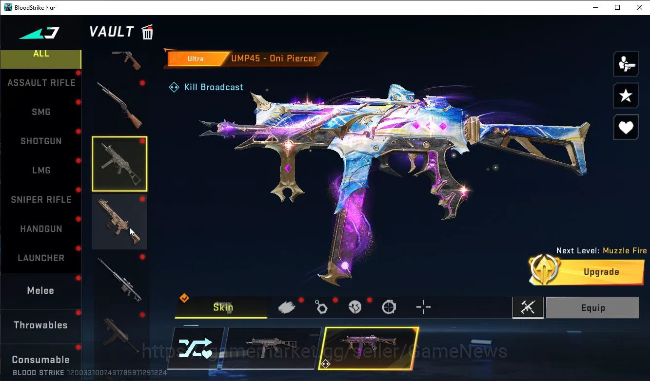 Blood Strike Accounts Asia|Collab EVA(Katya-Eva02,MCX-Eva00,Scar-Eva08)| image 19