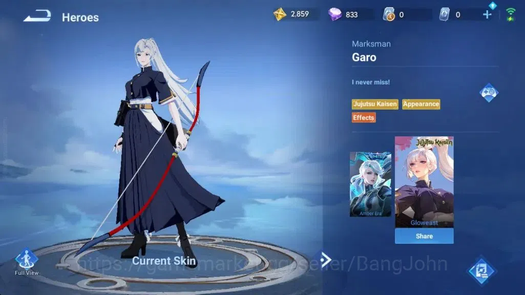 Honor of Kings Accounts Global | 33H 19S |Collab AOT Jiang [PreciousMikasa image 8