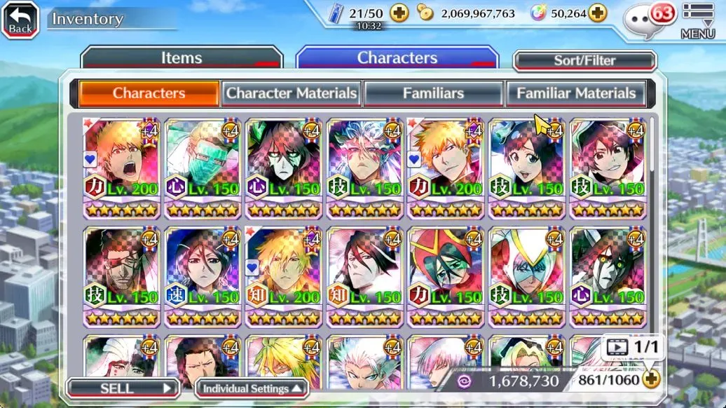 Bleach: Brave Souls Accounts Starter Global|50K Orbs|Avail Main Story Hard|TYBW RefVer Ichigo,TYBW26 Roberth,11th 1
