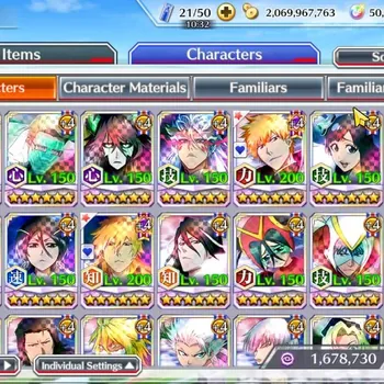 Bleach: Brave Souls Accounts Starter Global|50K Orbs|Avail Main Story Hard|TYBW RefVer Ichigo,TYBW26 Roberth,11th
