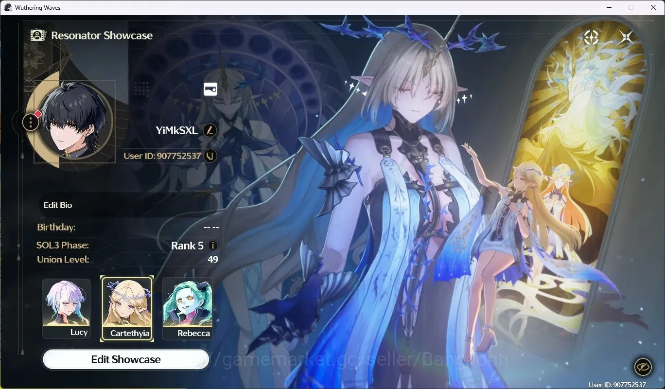 Wuthering Waves Accounts SEA|UL49 |Rank5|3 Char Limited [(Lucy R1,Cartethyi image 1