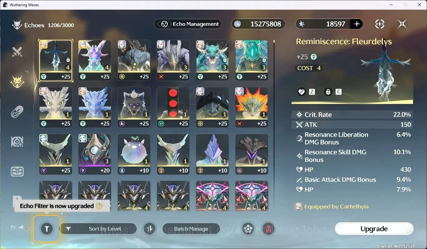 Wuthering Waves Accounts SEA|UL49 |Rank5|3 Char Limited [(Lucy R1,Cartethyi image 12