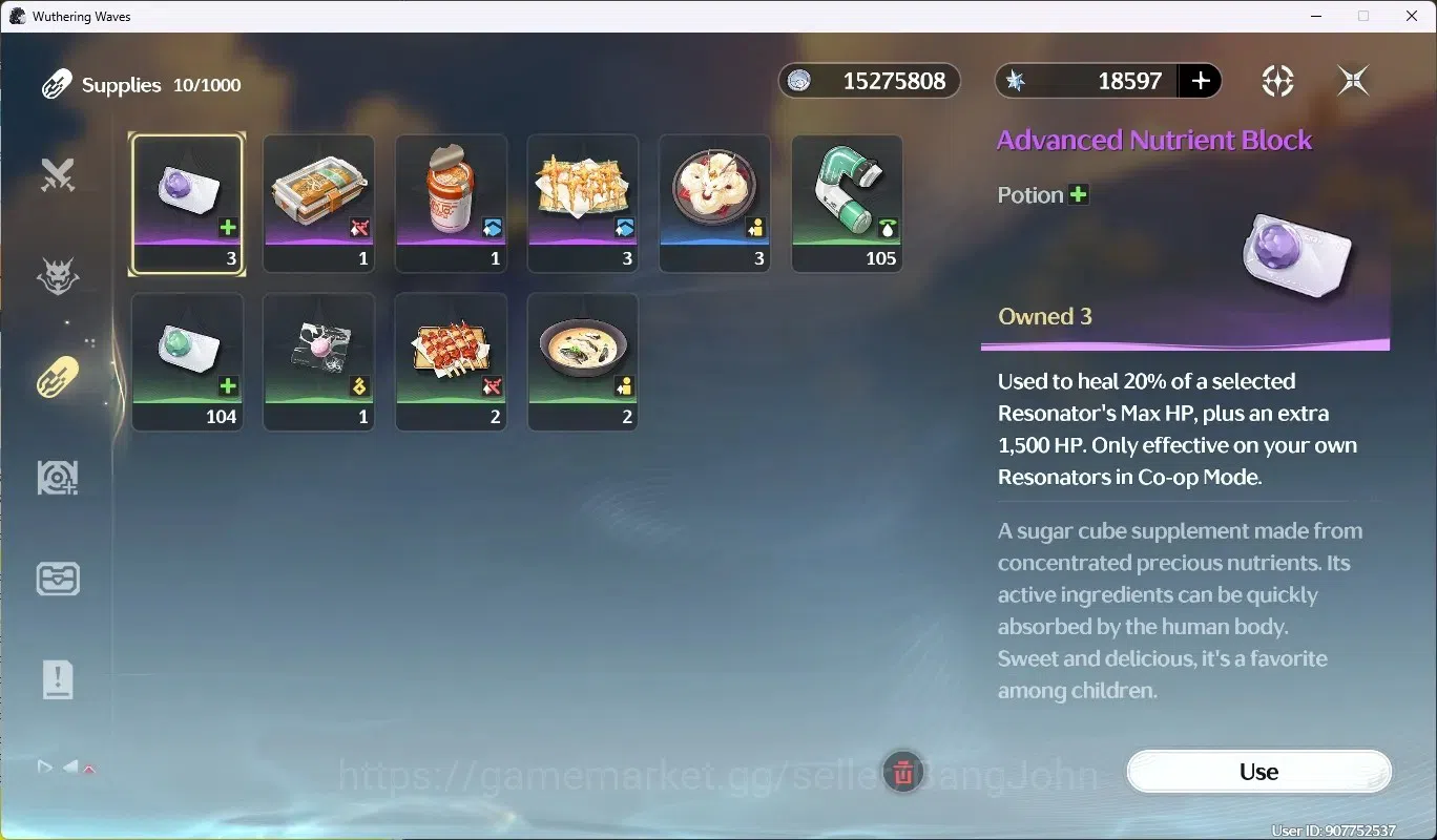 Wuthering Waves Accounts SEA|UL49 |Rank5|3 Char Limited [(Lucy R1,Cartethyi image 13