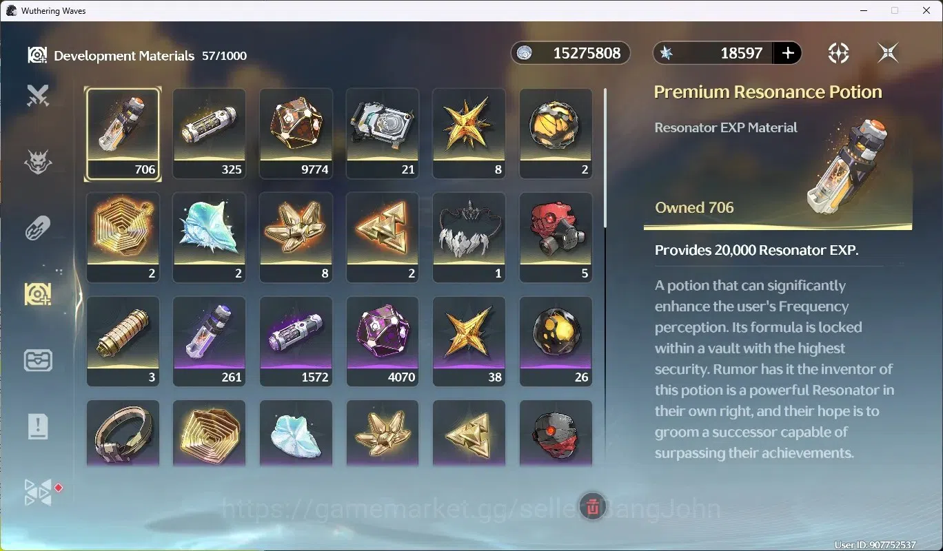 Wuthering Waves Accounts SEA|UL49 |Rank5|3 Char Limited [(Lucy R1,Cartethyi image 14