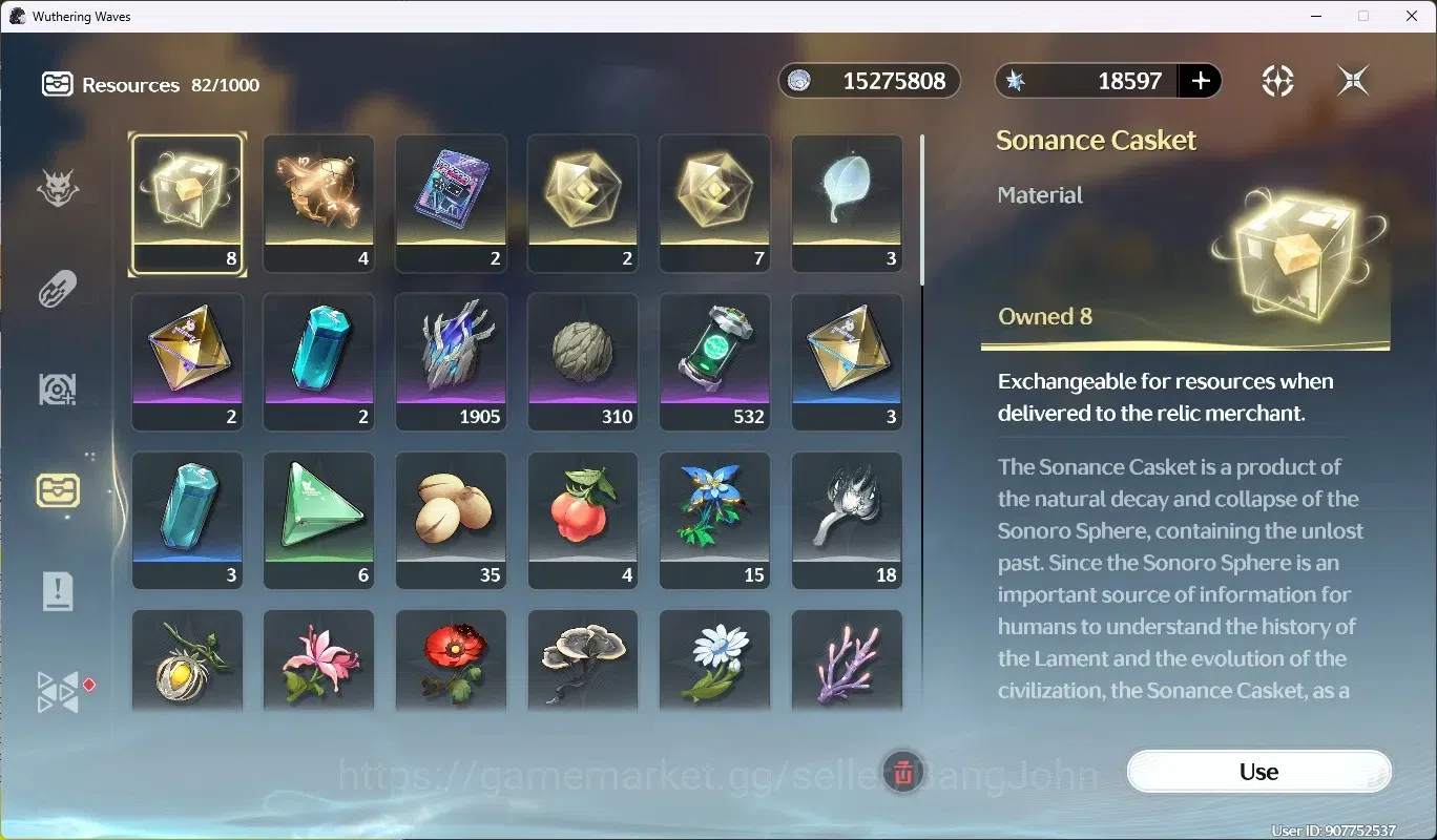 Wuthering Waves Accounts SEA|UL49 |Rank5|3 Char Limited [(Lucy R1,Cartethyi image 15