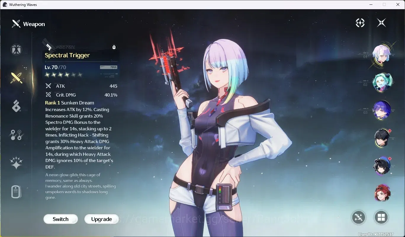 Wuthering Waves Accounts SEA|UL49 |Rank5|3 Char Limited [(Lucy R1,Cartethyi image 4